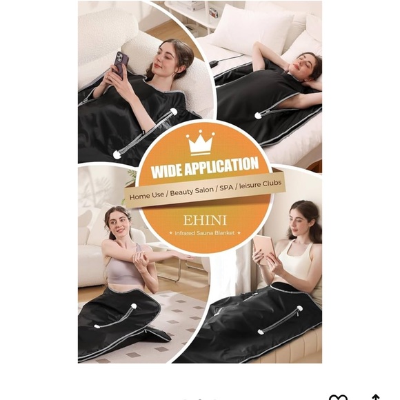 Ehinil Black Sauna Blanket - Picture 6 of 6